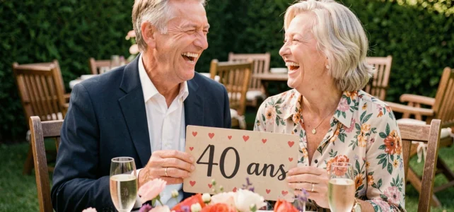 Des textes drôles pour fêter 40 ans de mariage et amuser toute la famille